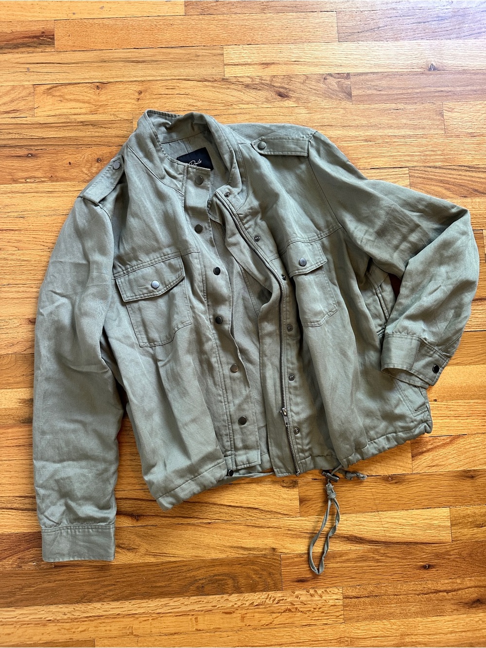 Rails Olive Green Utility Bomber Jacket